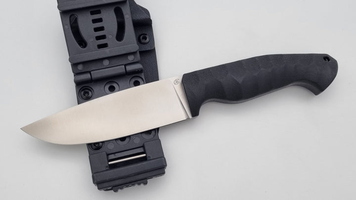 Norka JARS Jagd Outdoor Messer Black Micarta Kydex