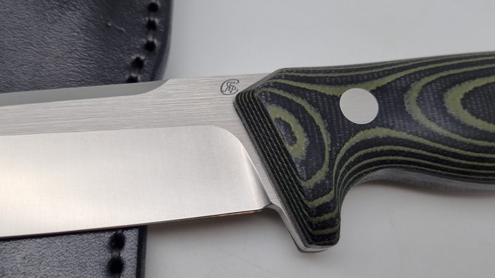 Odin M 2.0 JARS Messer Outdoor Jagd Messer Green/Black Micarta