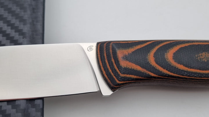 Wiesel 2.0 JARS Messer Outdoor Jagd Messer Micarta Orange/Black