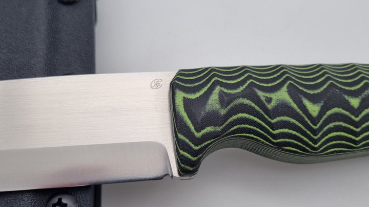 Waräger JARS Bushcraft Survival Jagd Outdoor Messer Neon/Black Micarta Kydex