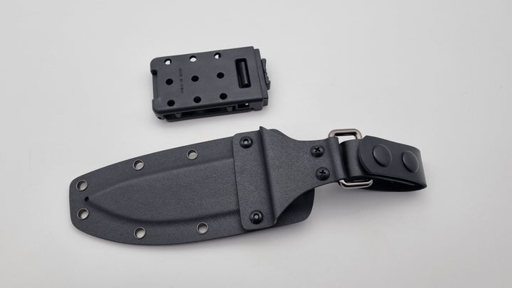 Bushcraft Beaver Kydex Messerscheide mit Tek Lok und Dangler-Adapter von Reini Rossmann