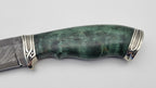 Keiler JARS Custom Damast Knife Maserbirke Jagd Outdoor Messer 59 HRC