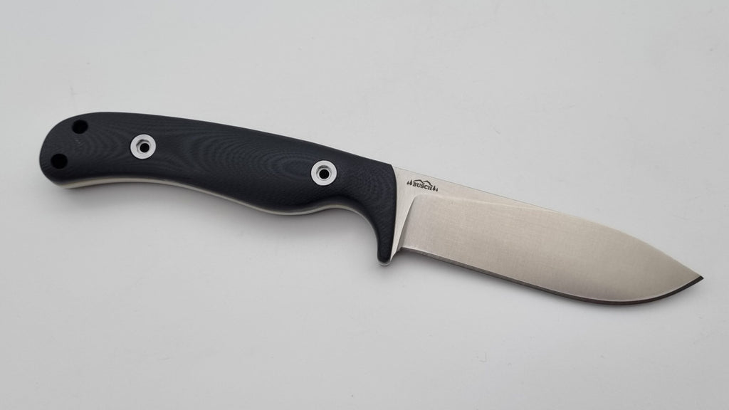 Echis JARS Messer von Jackknife Brushed Outdoor Jagd Messer G10 Black Leder