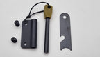 JARS Feuerstahl mit universal Kydex-Halterung Holster