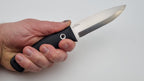 Bitis "Aggressiv" JARS von Jackknife Survival Bushcraft Outdoor Jagd Messer G10 Lederscheide