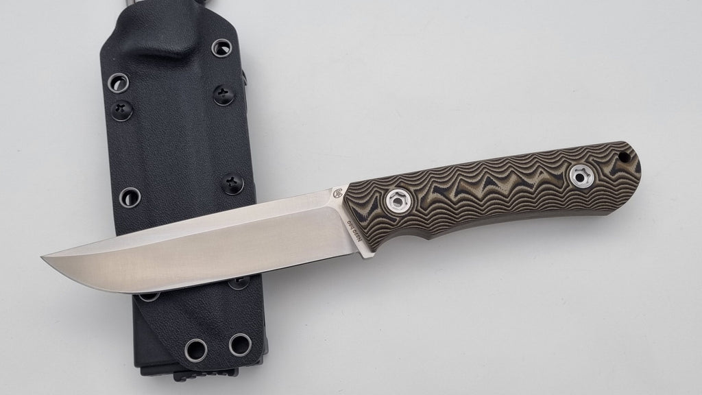 Jäger JARS Messer Outdoor Jagd Bushcraft Messer  Beige/Kydex