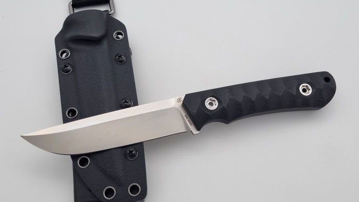 B-Ware Jäger JARS Messer Outdoor Jagd Bushcraft Messer Black Kydex