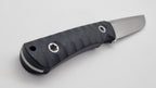 B-Ware Jäger JARS Messer Outdoor Jagd Bushcraft Messer Black Lederscheide