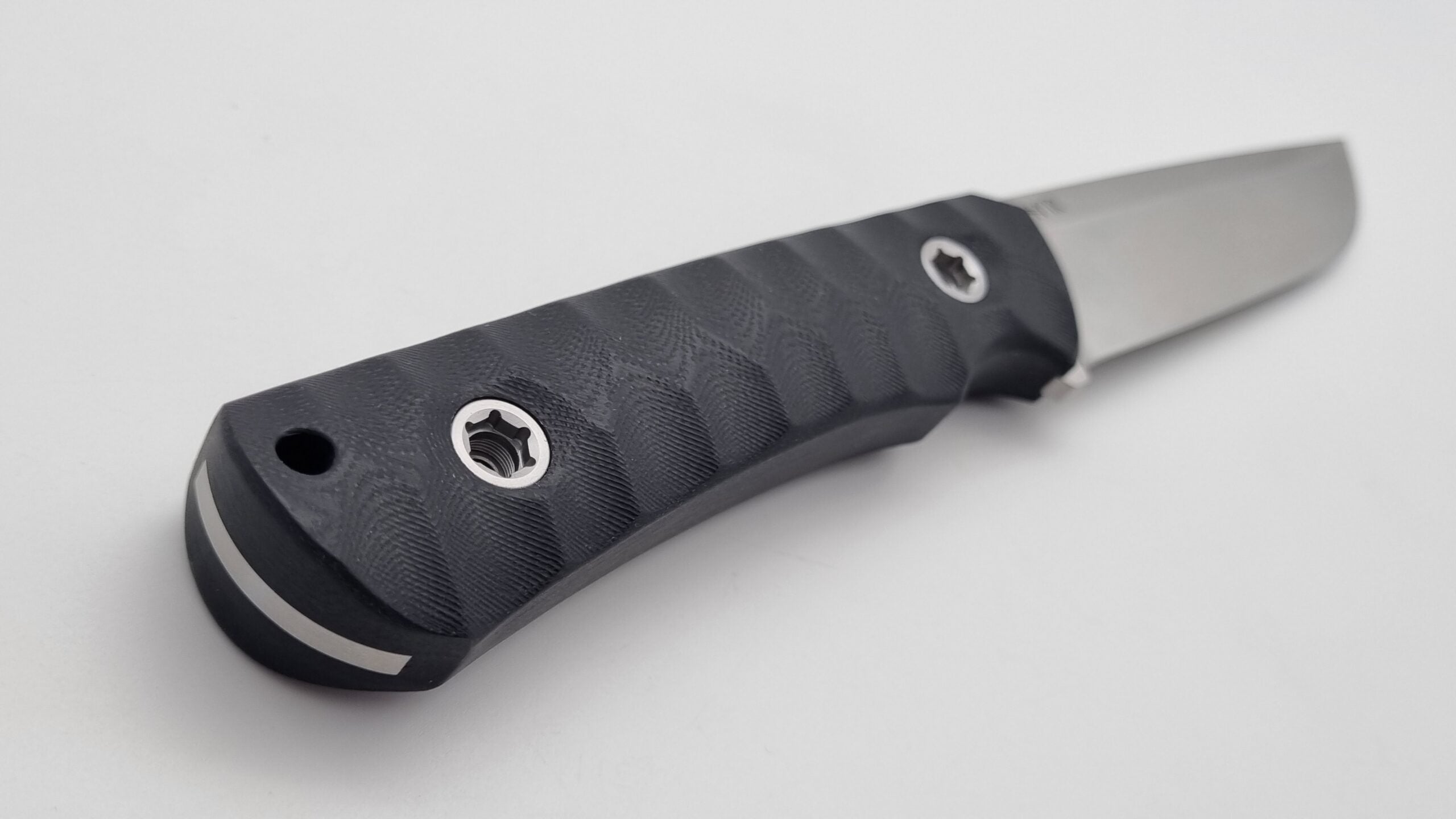 B-Ware Jäger JARS Messer N690 Stahl 60 HRC Outdoor Jagd Bushcraft Messer Black Kydex