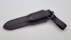 B-Ware Jäger JARS Messer Outdoor Jagd Bushcraft Messer Black Lederscheide