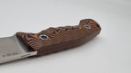Berserker JARS Jagd Outdoor Messer Orange/Black G10 Leder