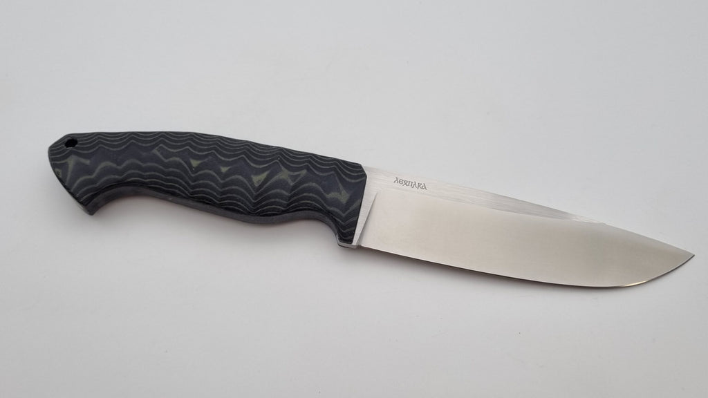 Leopard JARS Jagd Outdoor Messer Green/Black Micarta Kydex