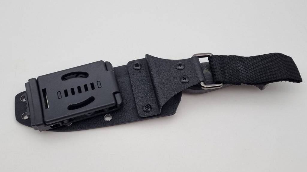 Leopard JARS Jagd Outdoor Messer Green/Black Micarta Kydex