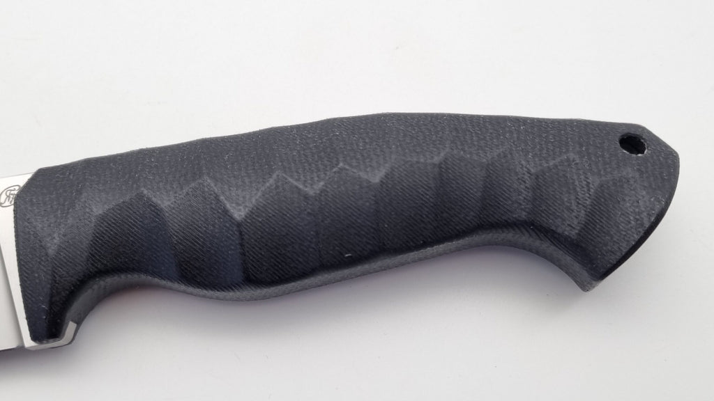 Leopard JARS Jagd Outdoor Messer Black Micarta Kydex