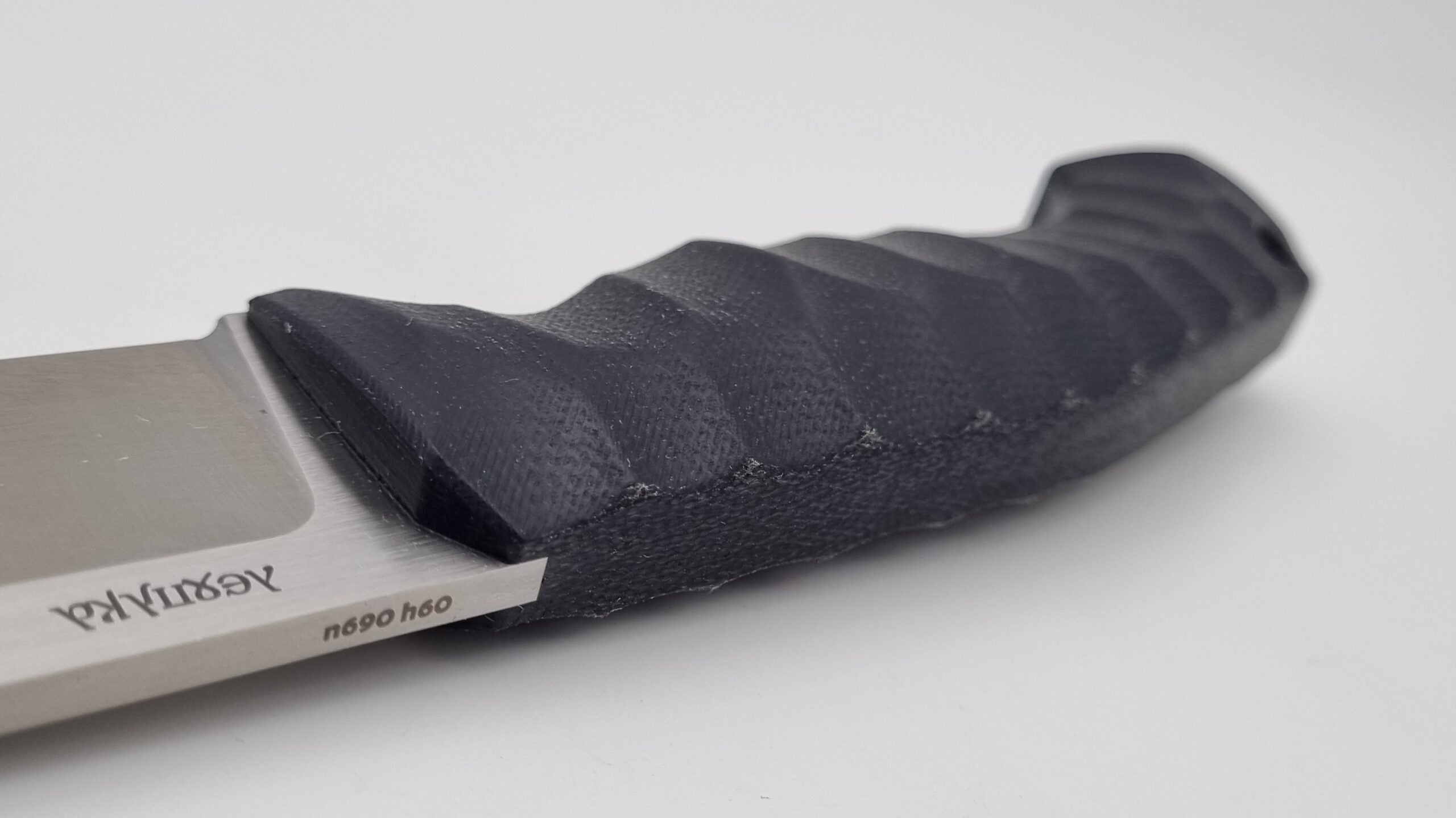 Leopard JARS Jagd Outdoor Messer Black Micarta Kydex