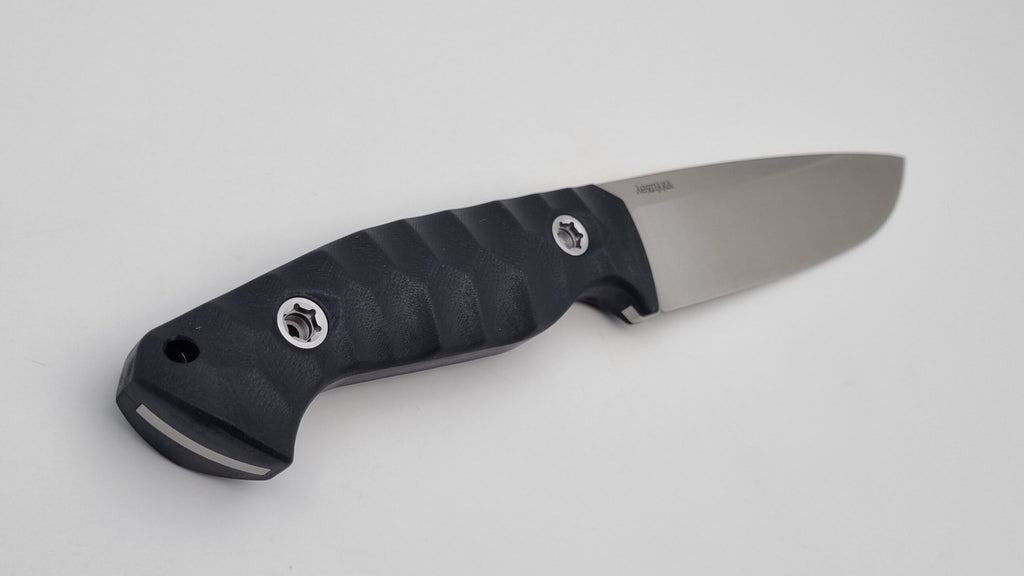 Leopard JARS Jagd Outdoor Messer Black G10 Kydex