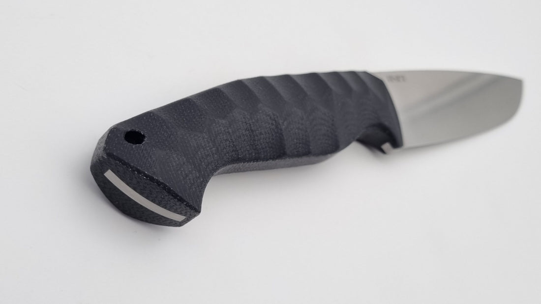 Berserker JARS Jagd Outdoor Messer N690 60HRC    Black Micarta Leder