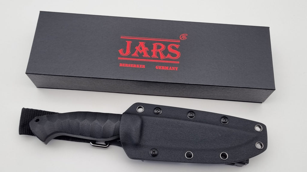 Berserker JARS Jagd Outdoor Messer Black Micarta Kydex