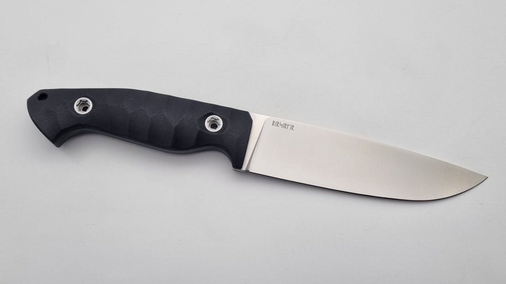 Berserker JARS Jagd Outdoor Messer Black G10 Leder