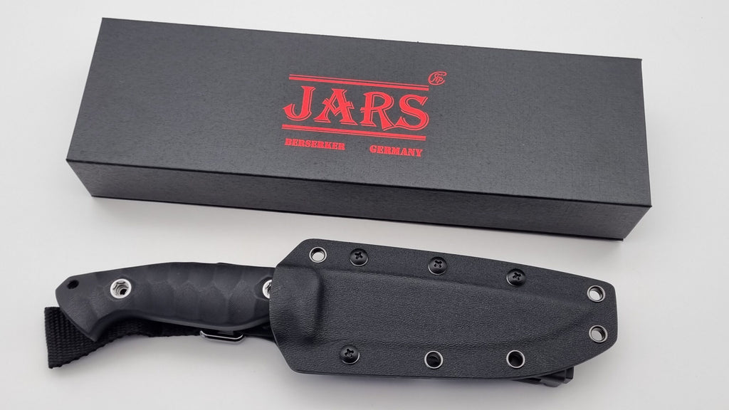 Berserker JARS Jagd Outdoor Messer Black G10 Kydex