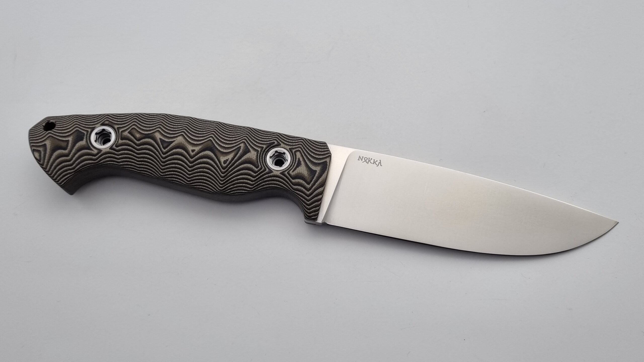 Norka JARS Jagd Outdoor Messer Beige G10 Leder
