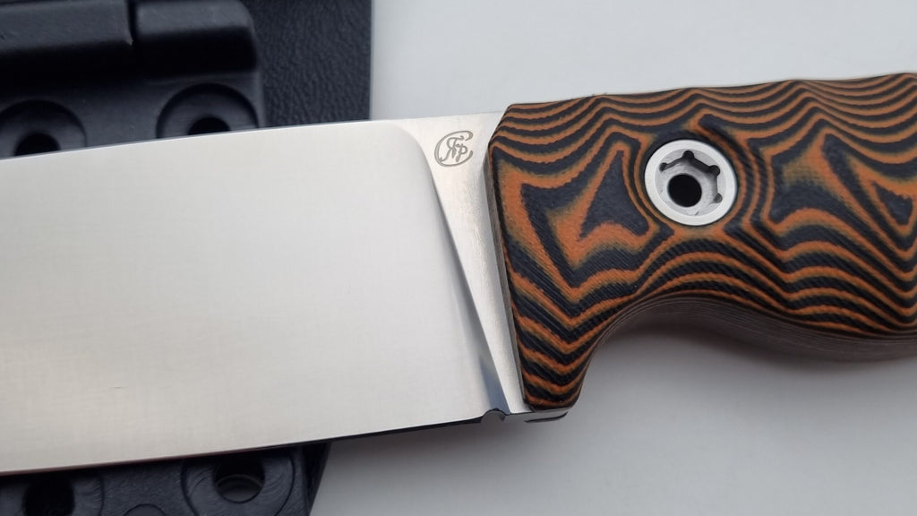 Norka JARS Jagd Outdoor Messer Orange/Black G10 Kydex