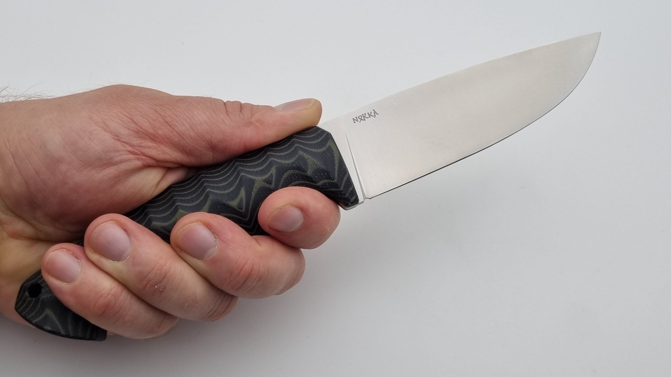 Norka JARS Jagd Outdoor Messer Green/Black Micarta Kydex