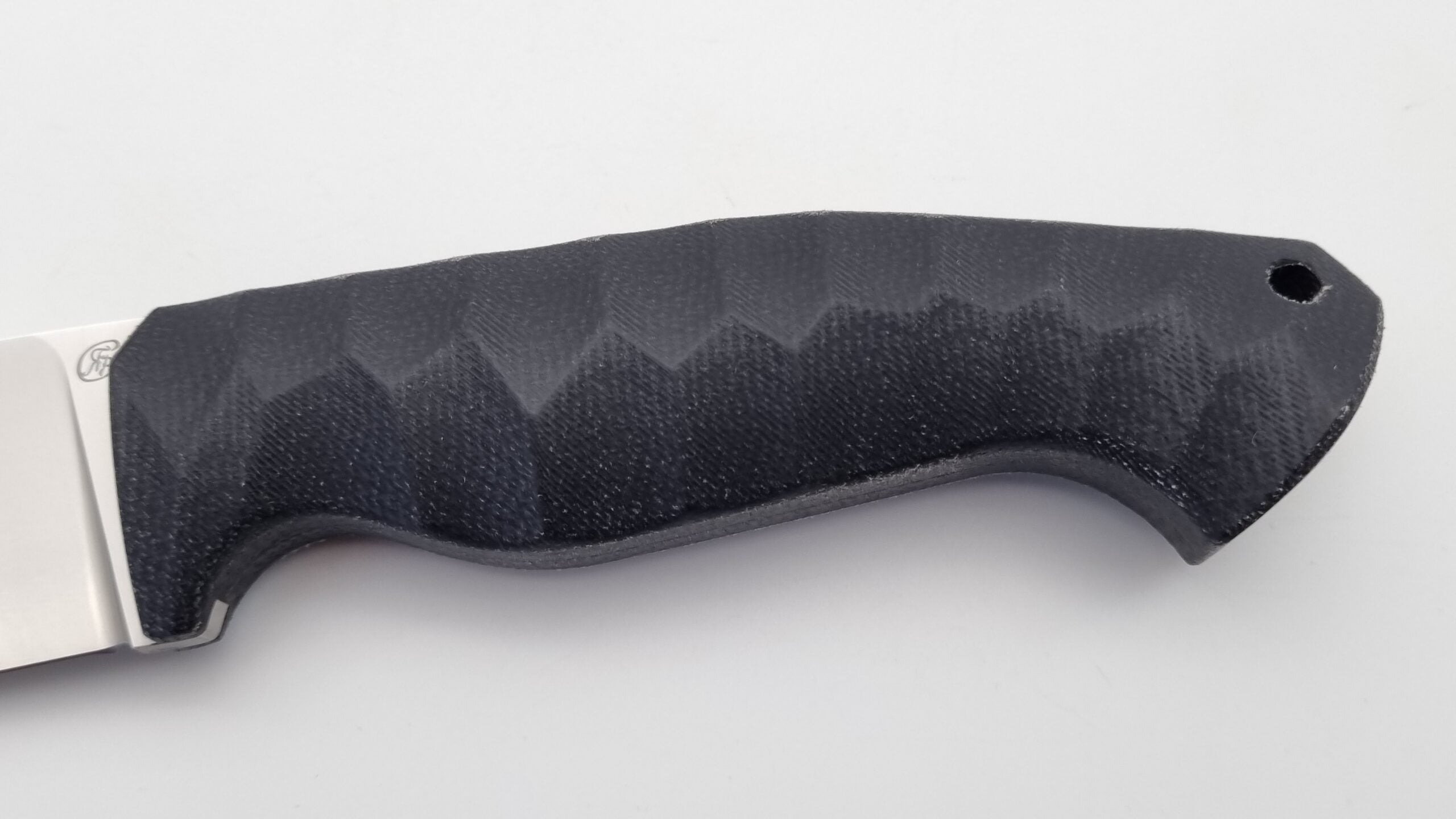 Norka JARS Jagd Outdoor Messer N690 60HRC     Black Micarta Leder