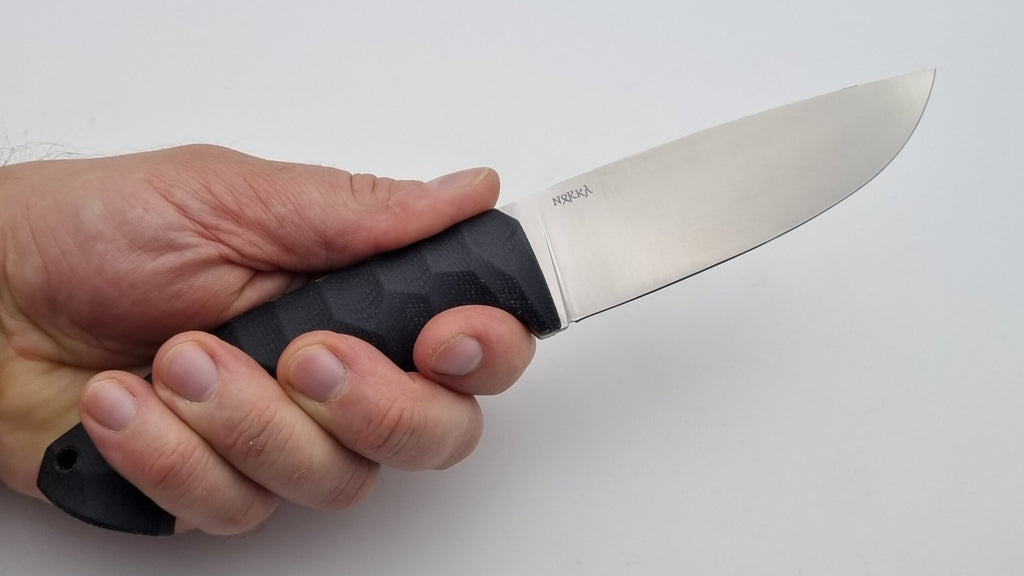 Norka JARS Jagd Outdoor Messer  Black Micarta Kydex