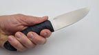 Norka JARS Jagd Outdoor Messer Black Micarta Leder