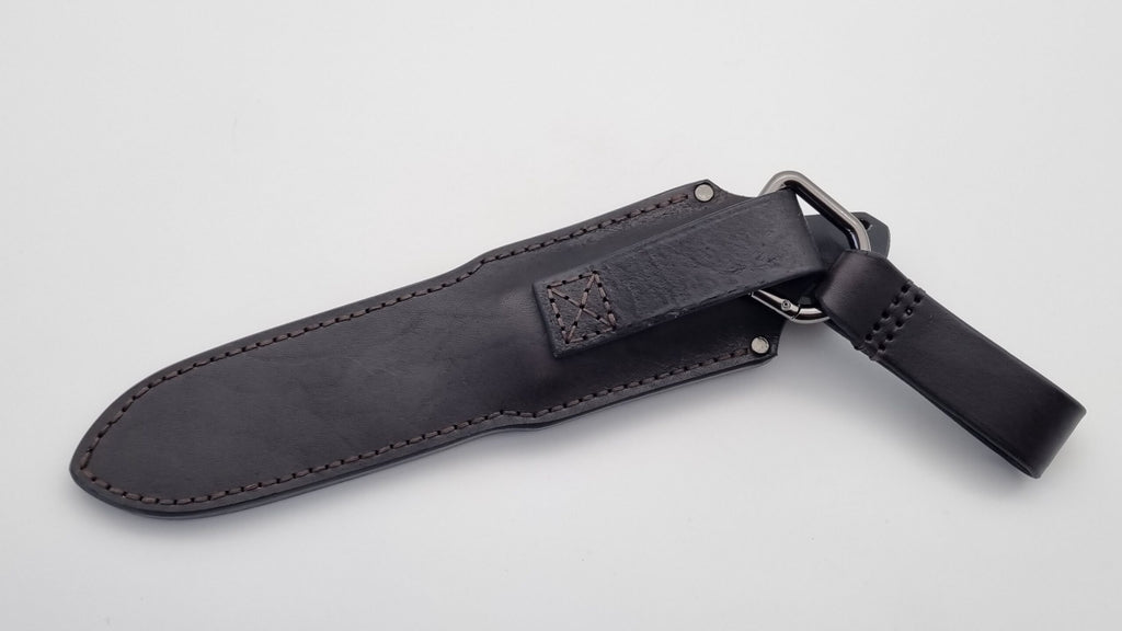 Norka JARS Jagd Outdoor Messer Black Micarta Leder