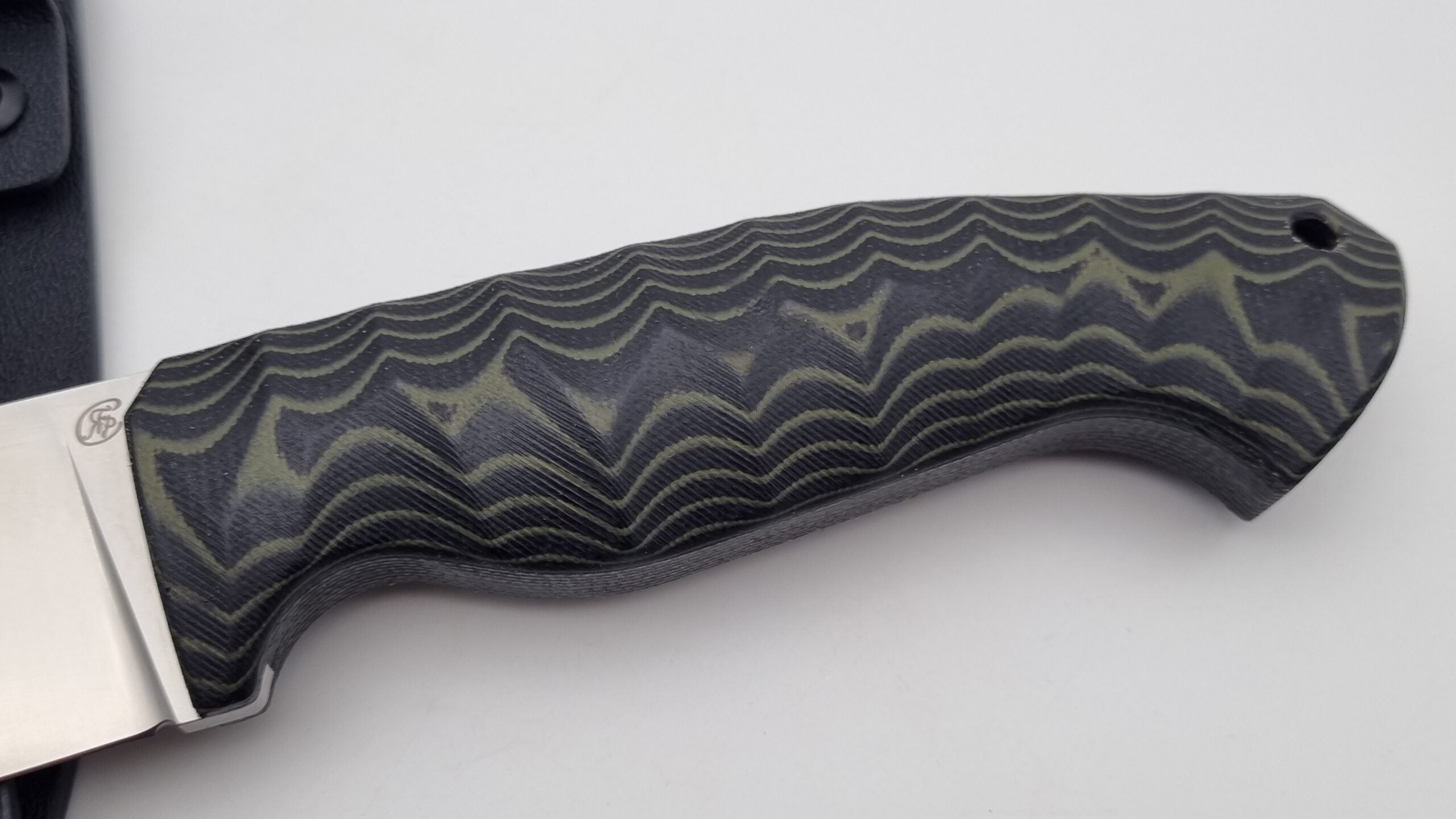 Norka JARS Jagd Outdoor Messer Green/Black Micarta Kydex