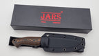 Norka JARS Jagd Outdoor Messer Orange/Black Micarta Kydex