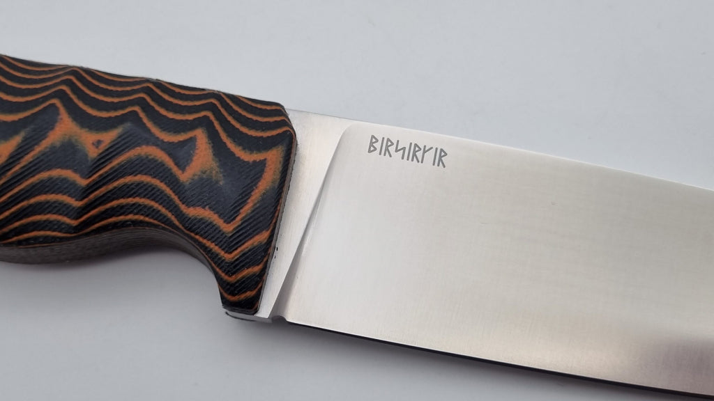 Berserker JARS Jagd Outdoor Messer Orange/Black Micarta Kydex
