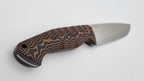 Berserker JARS Jagd Outdoor Messer Orange/Black Micarta Leder