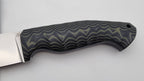 Berserker JARS Jagd Outdoor Messer Green/Black Micarta Leder