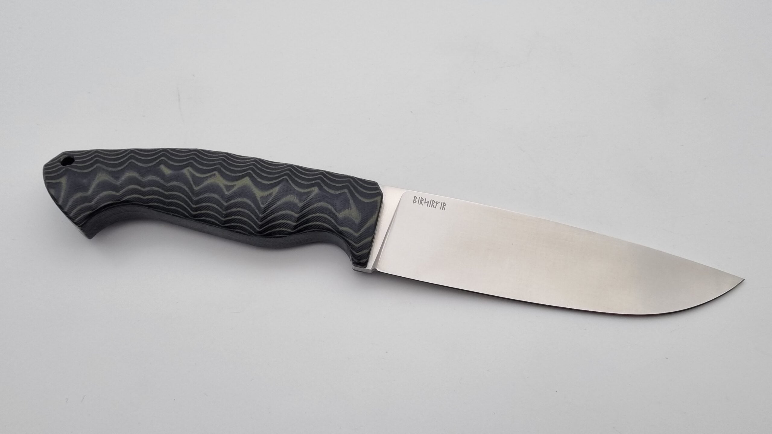 Berserker JARS Jagd Outdoor Messer Green/Black Micarta Leder