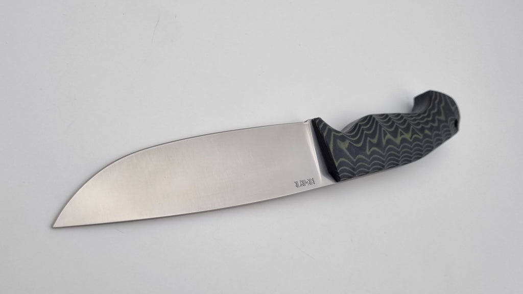 Berserker JARS Jagd Outdoor Messer Green/Black Micarta Leder