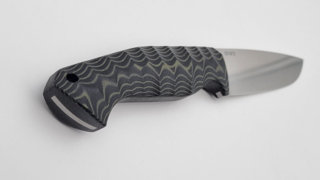 Berserker JARS Jagd Outdoor Messer Green/Black Micarta Leder