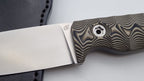 Norka JARS Jagd Outdoor Messer Beige G10 Leder
