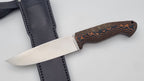 Berserker JARS Jagd Outdoor Messer Orange/Black Micarta Leder
