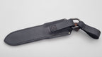 Berserker JARS Jagd Outdoor Messer Orange/Black Micarta Leder