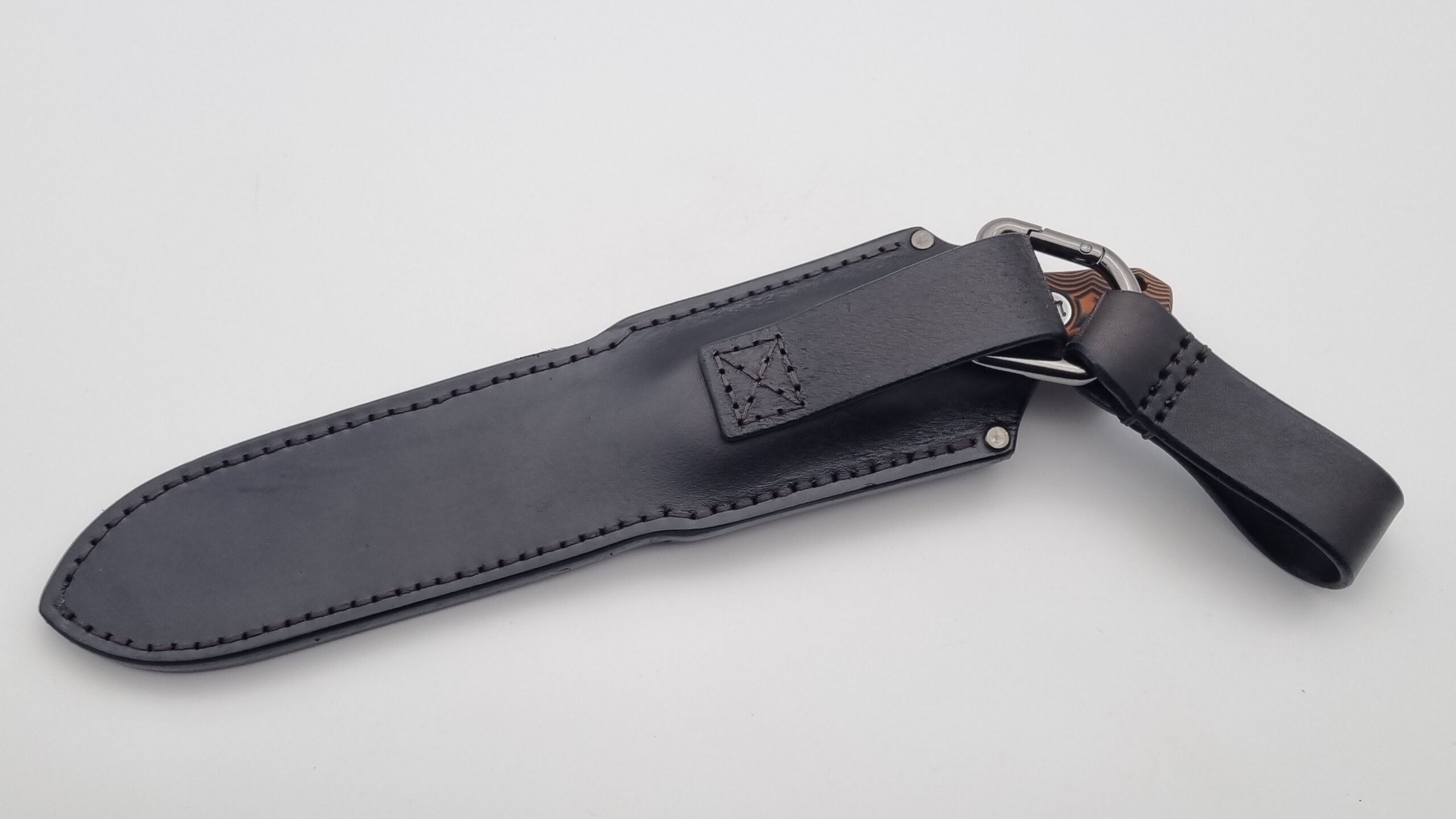 Berserker JARS Jagd Outdoor Messer Orange/Black G10 Leder