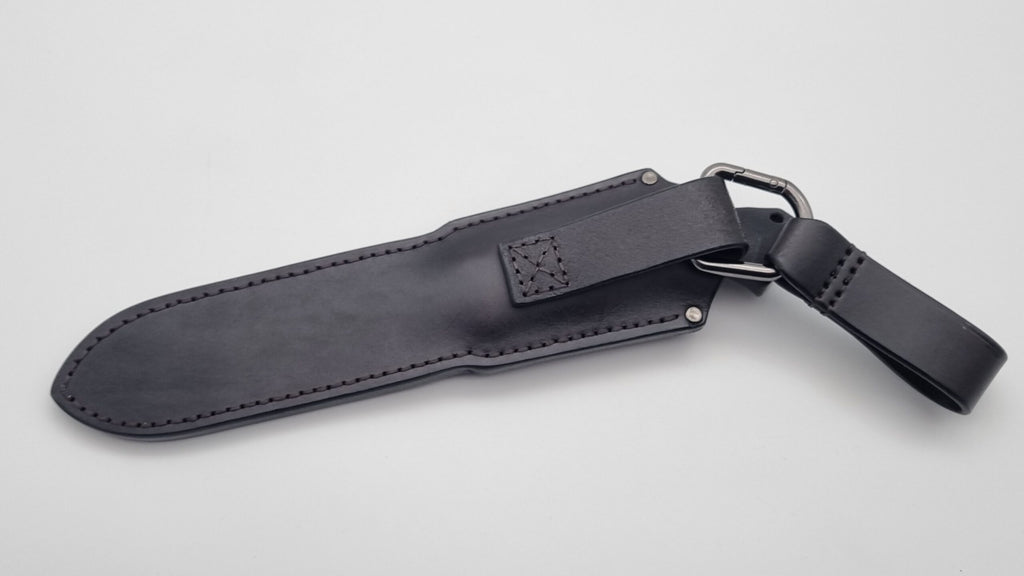 Berserker JARS Jagd Outdoor Messer Black Micarta Leder