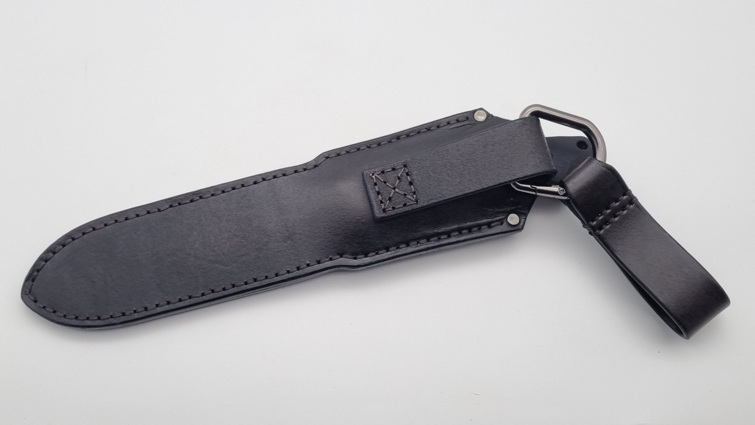 Leopard JARS Jagd Outdoor Messer N690 60HRC    Black G10 Leder