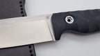 Leopard JARS Jagd Outdoor Messer Black G10 Leder