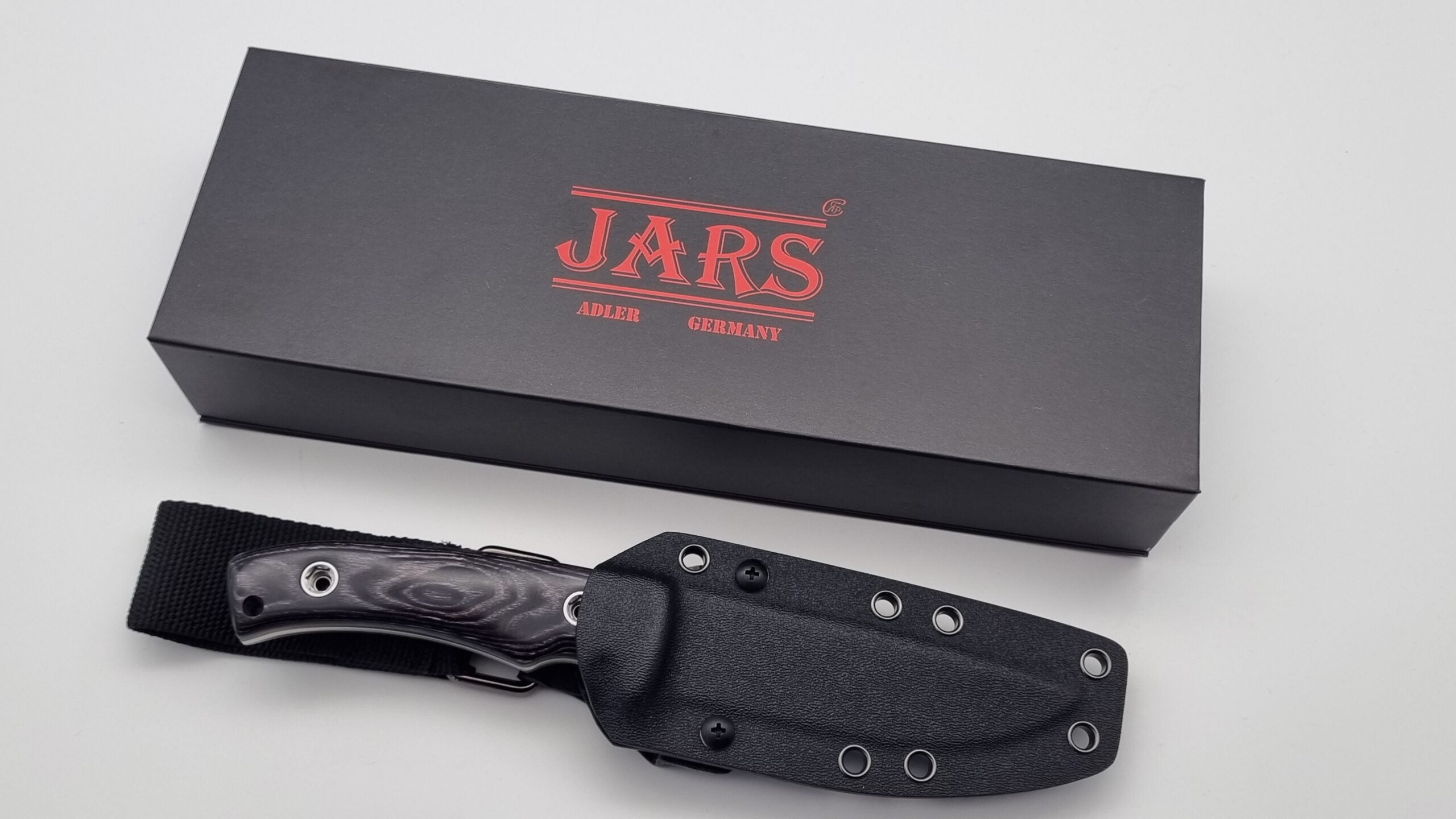 B-Ware Adler 2.0 JARS Jagd Outdoor Messer N690 60HRC Custom Micarta