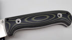 Bushcraft Beaver SE Reini Rossmann Micarta Outdoor Jagd Bushcraft Messer Green/Black  Leather