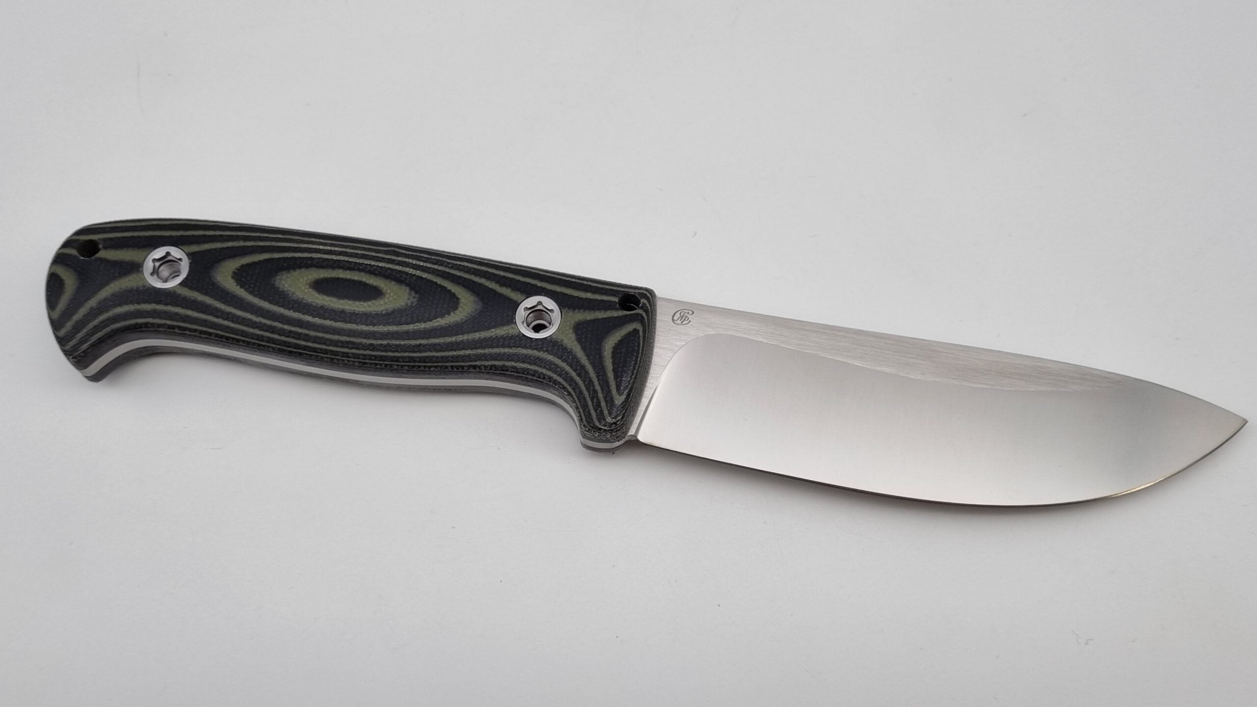 Bushcraft Beaver SE Reini Rossmann Micarta Outdoor Jagd Bushcraft Messer Green/Black  Kydex