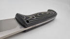 Bushcraft Beaver SE Reini Rossmann Micarta Outdoor Jagd Bushcraft Messer Green/Black  Leather